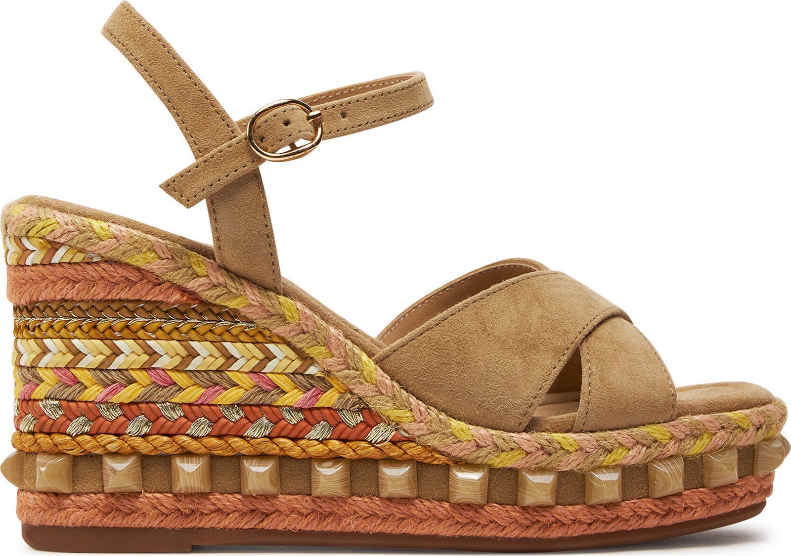 Espadrilky Alma En Pena V240950 Suede Camel