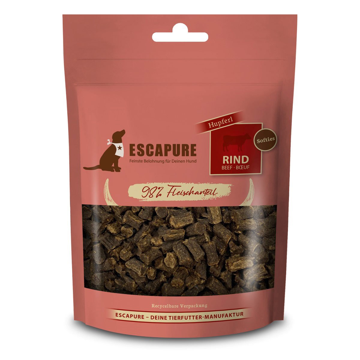 Escapure Softies pamlsky z hovězího masa 3 × 150 g