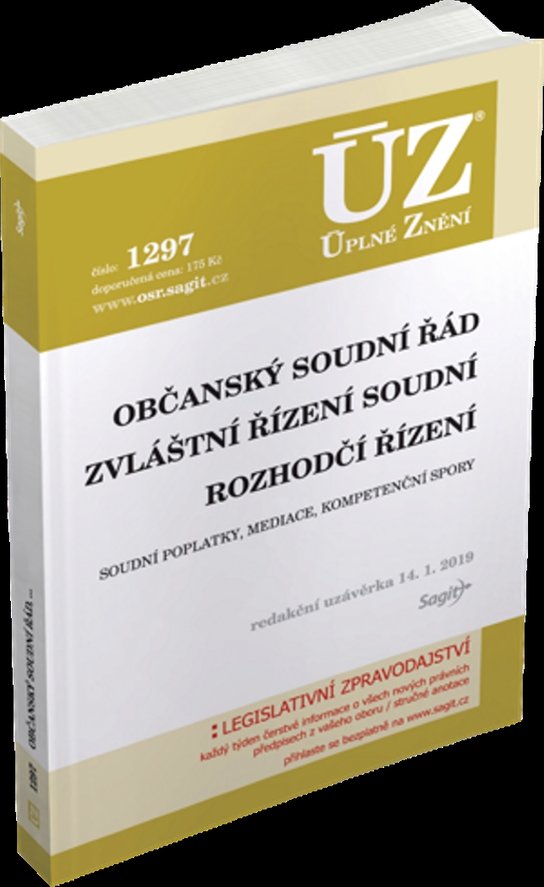 ÚZ 1297 Občanský soudní řád, Zvláštní řízení soudní, Rozhodčí řízení
