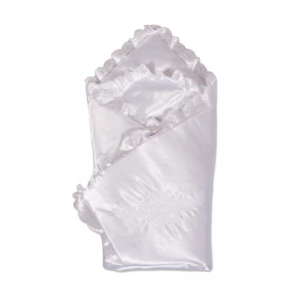 Saténová zavinovačka s krajkou New Baby