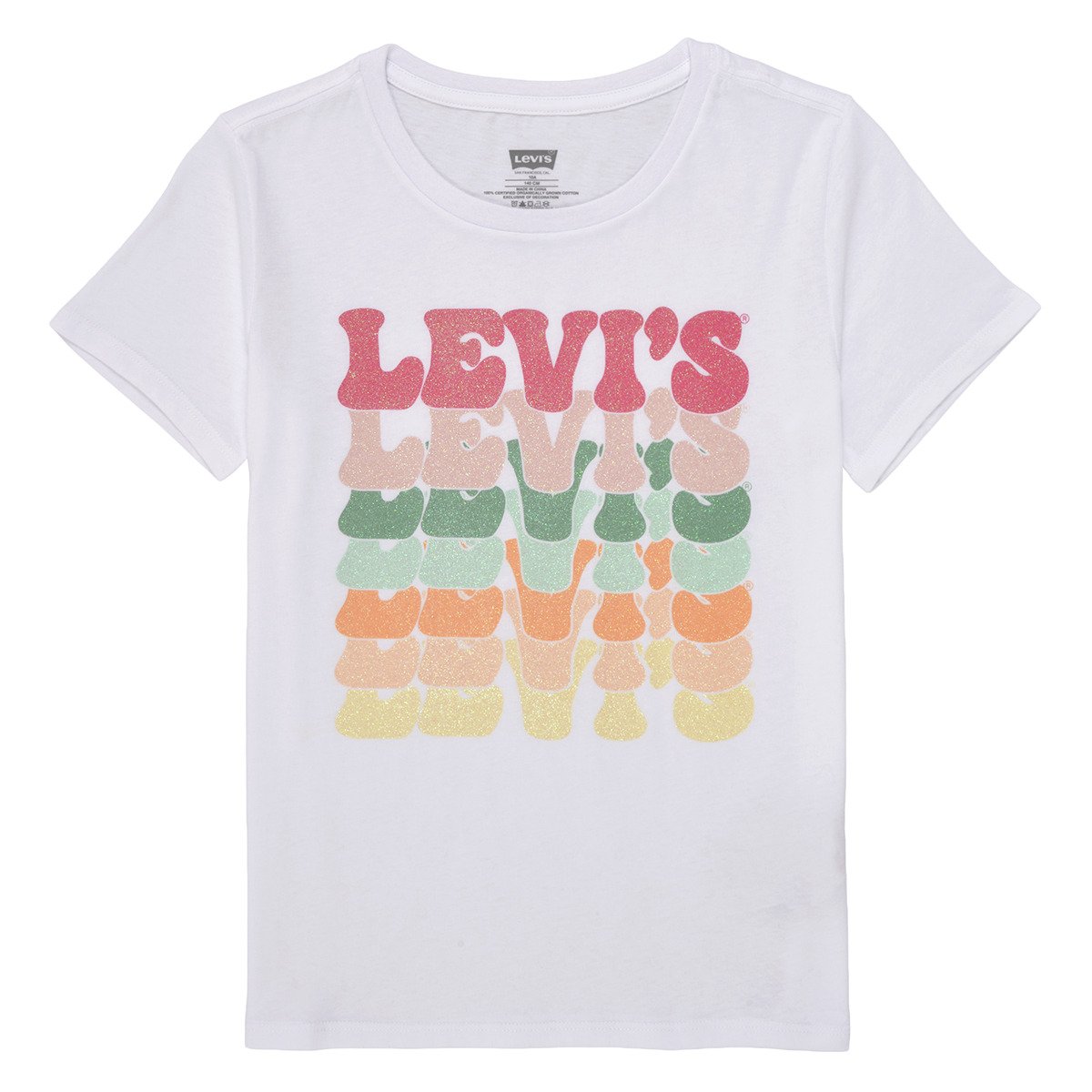 Levis  ORGANIC RETRO LEVIS SS TEE  Bílá