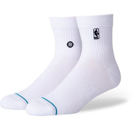 Ponožky Stance Logoman St Qtr - Bílá - L