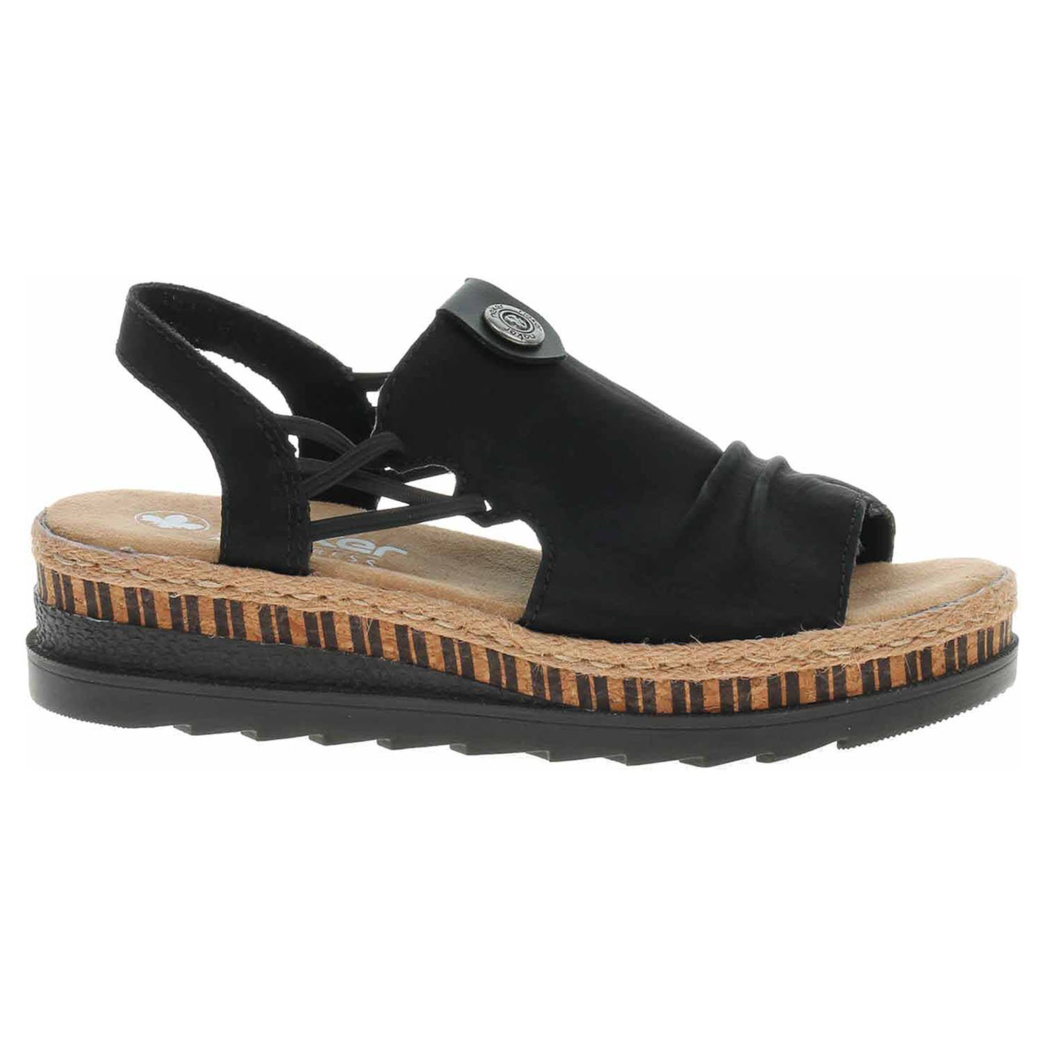 Ecco Dámské sandály Rieker V7972-00 schwarz 23801888
