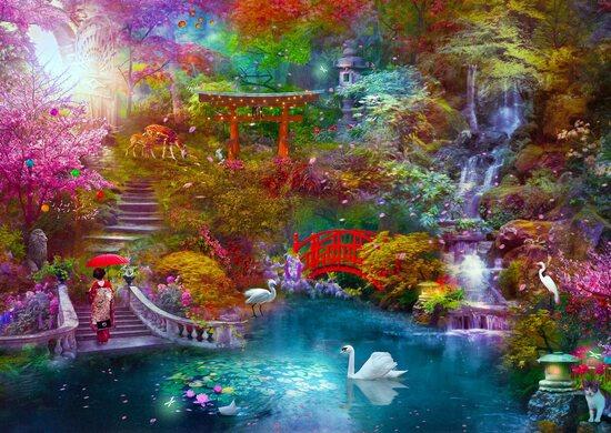 ENJOY Puzzle Japonská zahrada 1000 dílků