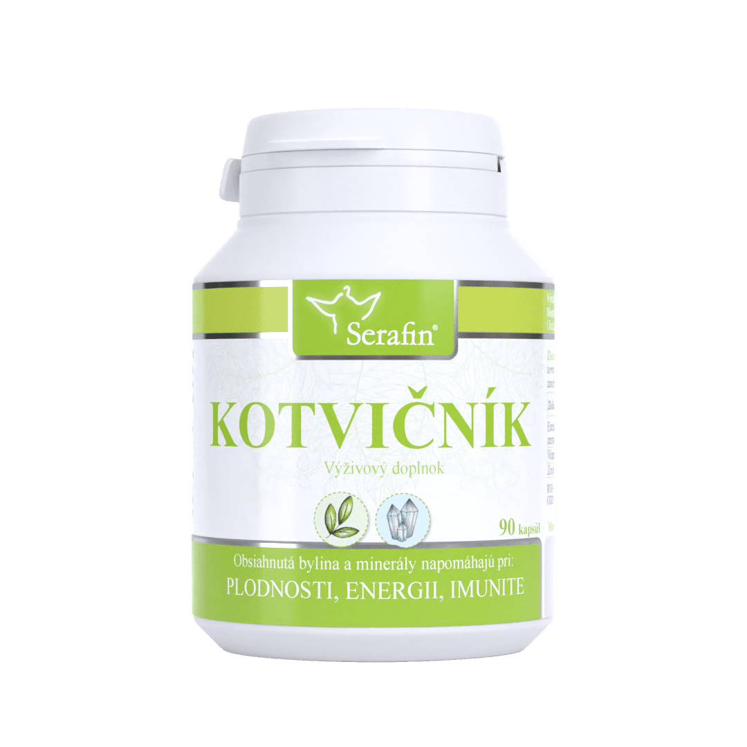 SERAFIN Serafin Kotvičník - přírodní kapsle 90 ks kapslí
