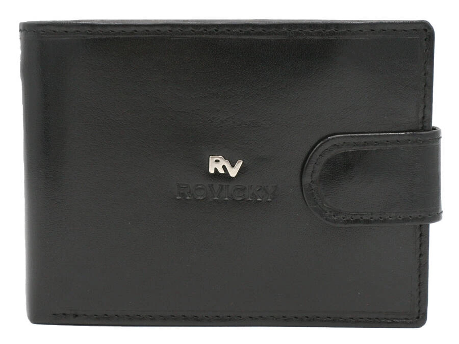 Rovicky Pánská kožená peněženka Zrox černá One size