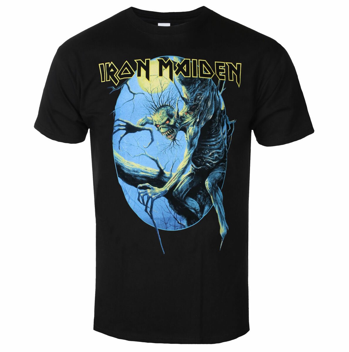 Tričko metal pánské Iron Maiden - FOTD Oval Eddie Moon - ROCK OFF - IMTEE148MB S