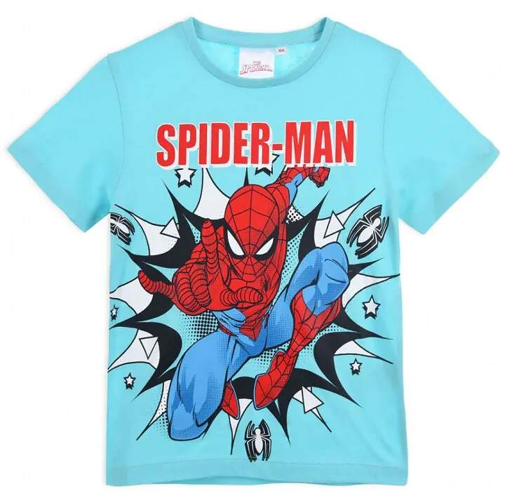 Dětské tyrkysové triko Spiderman, 3 roky