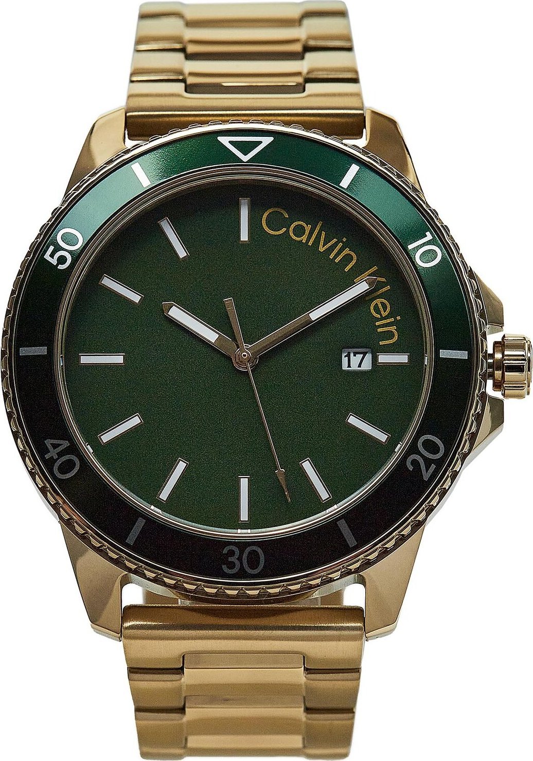 Hodinky Calvin Klein Aqueous 25200383 Gold/Green