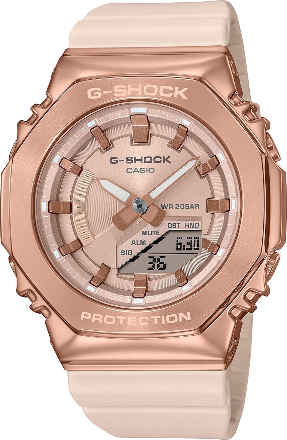 Hodinky G-Shock GM-S2100PG-4AER Rose Gold/Beige