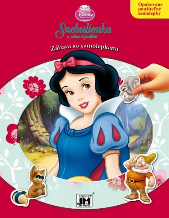 Zábava so samolepkami Snehulienka a sedem trpaslíkov