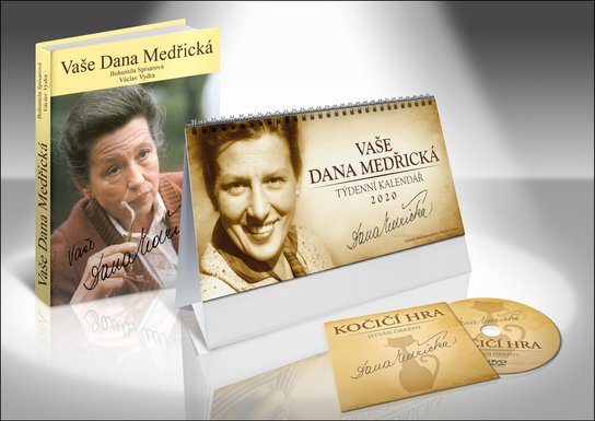Komplet 3ks Vaše Dana Medřická + DVD + kalendář 2020
