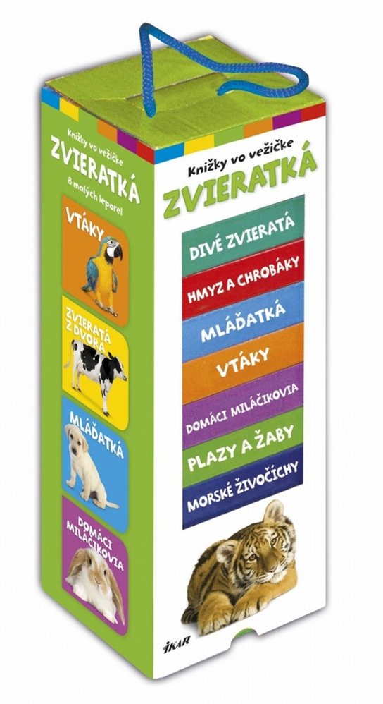 Knižky vo vežičke Zvieratká