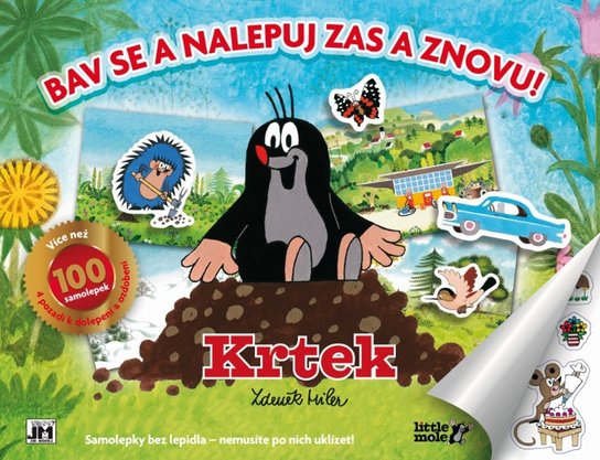 Bav se a nalepuj zas a znovu! Krtek s autíčkem