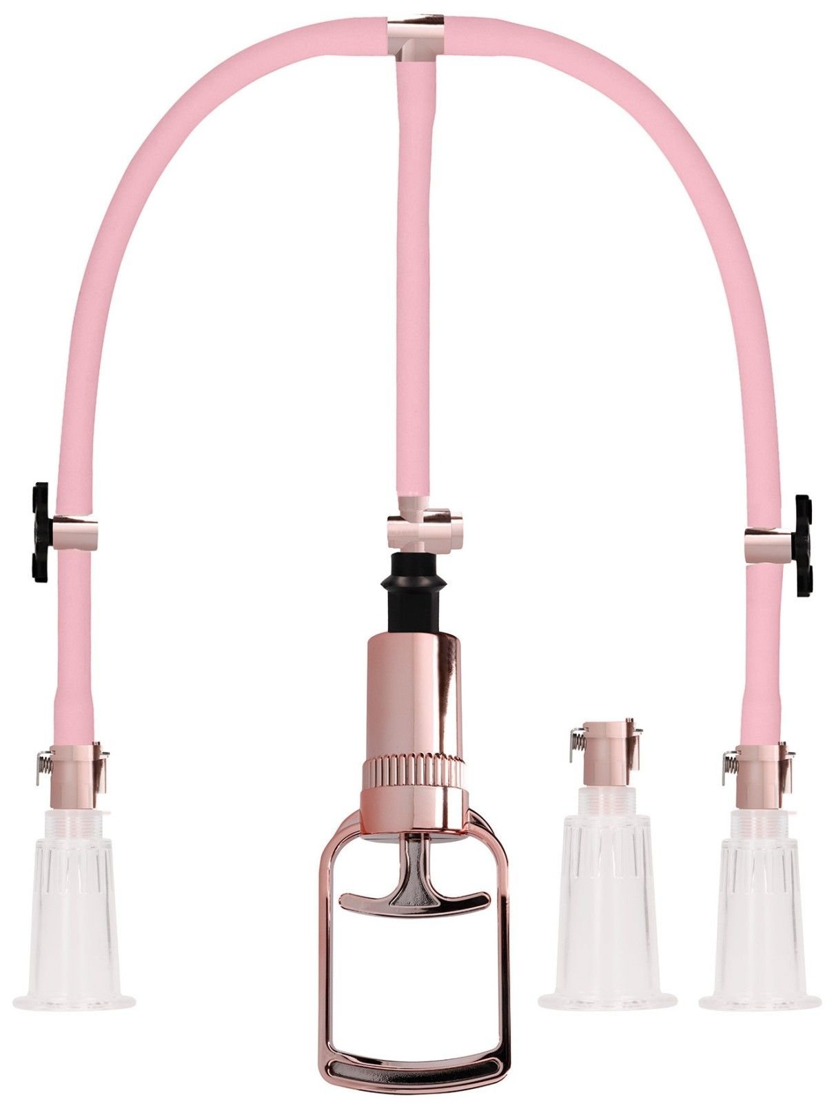 SHOTS Vakuová pumpa na klitoris a bradavky Clitoral & Nipple Pump Set Medium - SHOTS