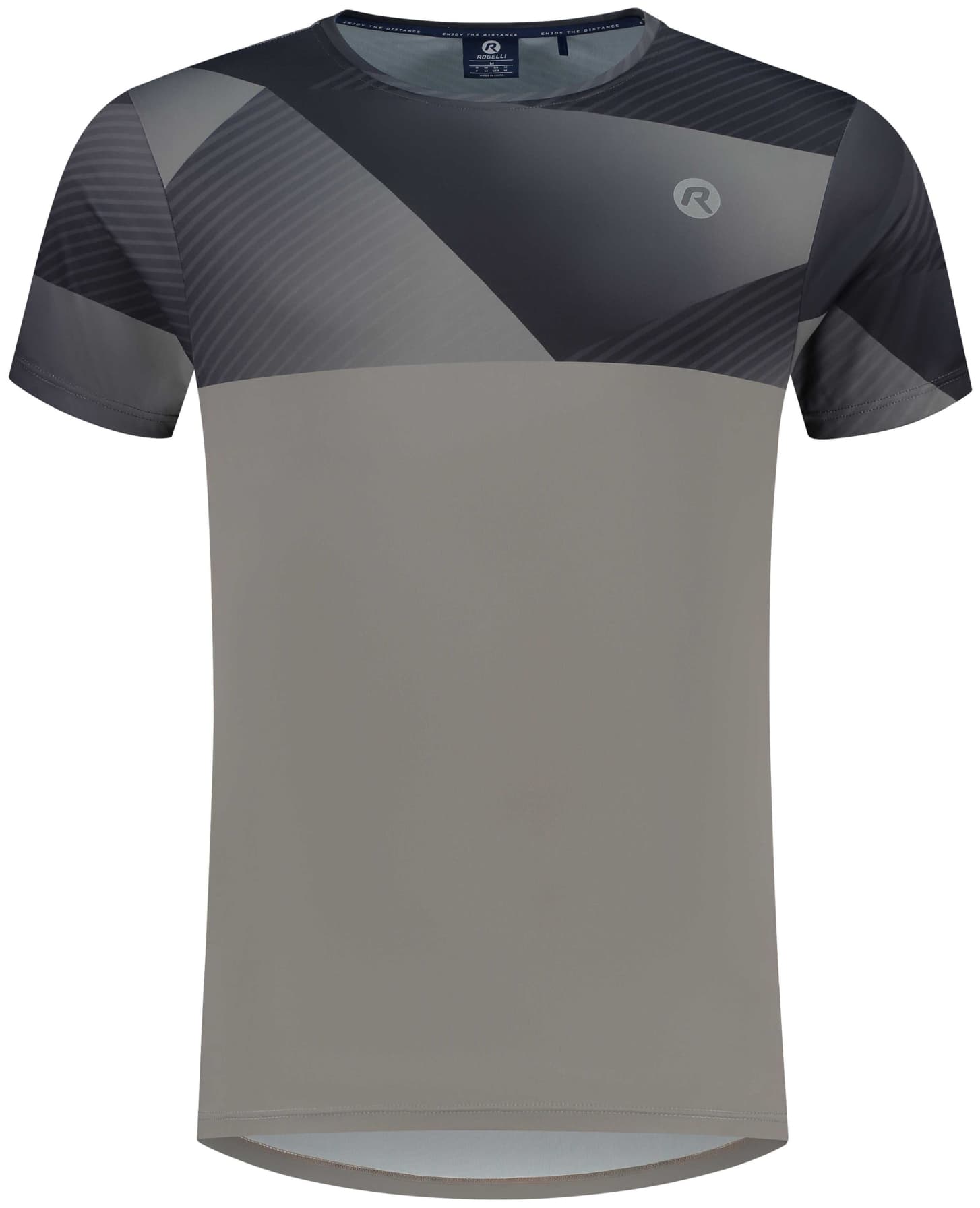 Sportovní funkční tričko Rogelli RUSH, šedé M