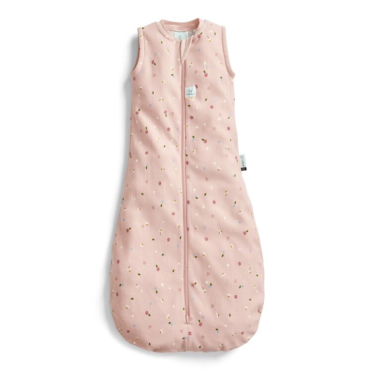 ERGOPOUCH Pytel na spaní organická bavlna Jersey Daisies 3-12 m, 6-10 kg, 0,2 tog