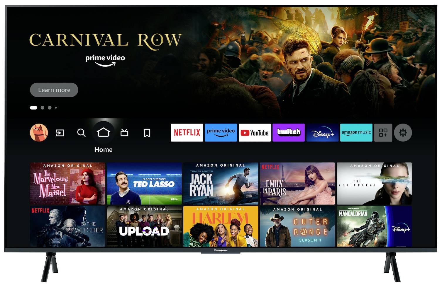 Panasonic TX-55MXW834 LCD TV 139 cm 55 palec Energetická třída (EEK2021) G (A - G) DVB-T2, DVBT2 HD, DVB-S2, DVB-C černá