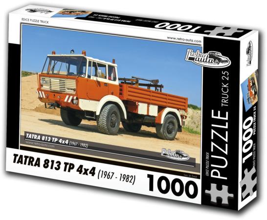 RETRO-AUTA Puzzle TRUCK č.25 Tatra 813 TP 4x4 (1967-1982) 1000 dílků