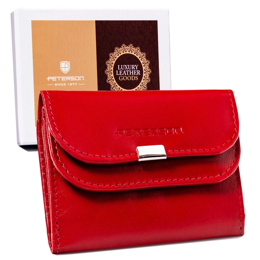 Peterson Dámská kožená peněženka Rapidwound červená One size