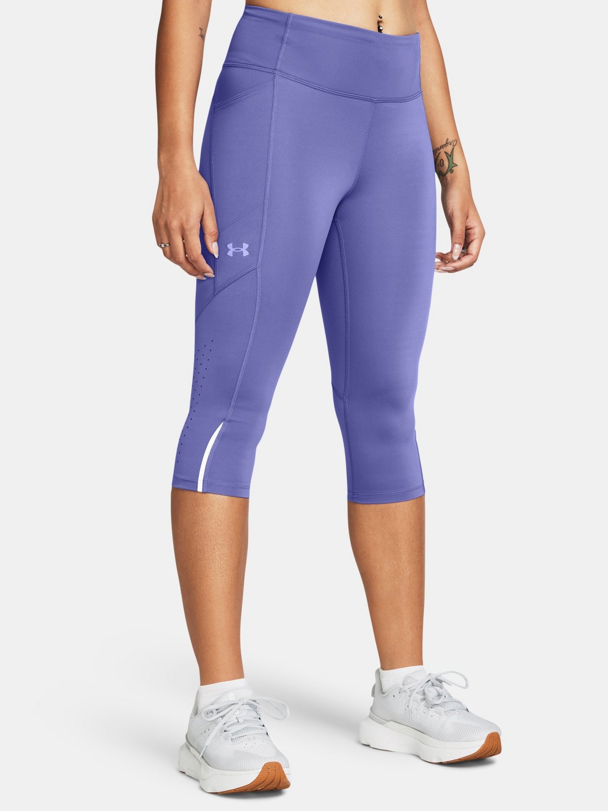 Under Armour Legíny UA Fly Fast Capris-PPL - Dámské