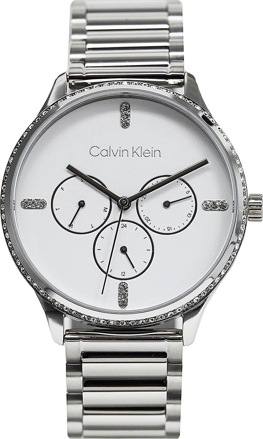 Hodinky Calvin Klein Dress 25200373 Silver/White