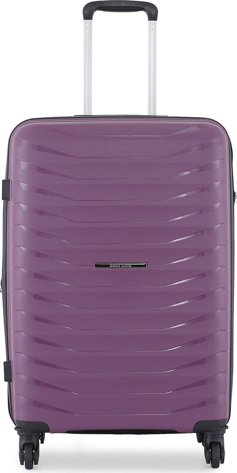 Velký kufr Semi Line T5587-6 Růžová