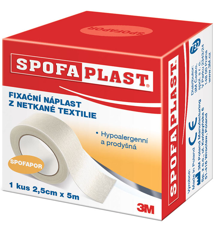 3M Spofaplast Náplast fix.netk.text.732 5mx25mm 1 ks