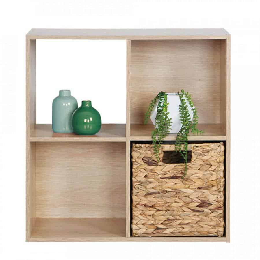 Tempo Kondela Regál PRETO, dub přírodní