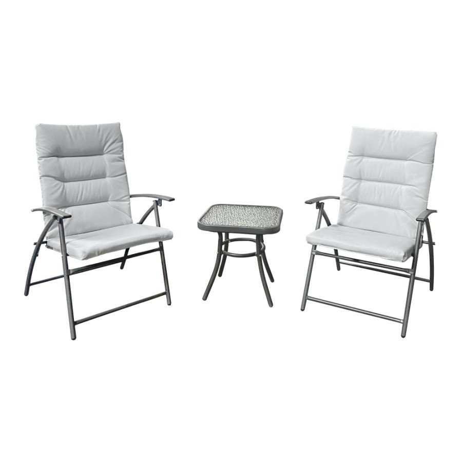 Tempo Kondela Zahradní set MUSON, šedá