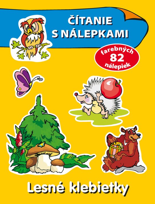 Čítanie s nálepkami Lesné klebietky