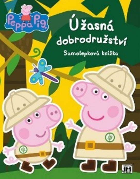 Samolepková knížka Peppa Pig Úžasná dobrodružství
