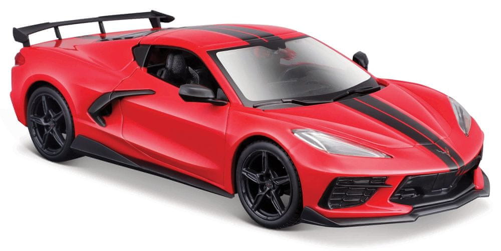 Maisto Chevrolet Corvette Stingray Coupe 2020 červená 1:24