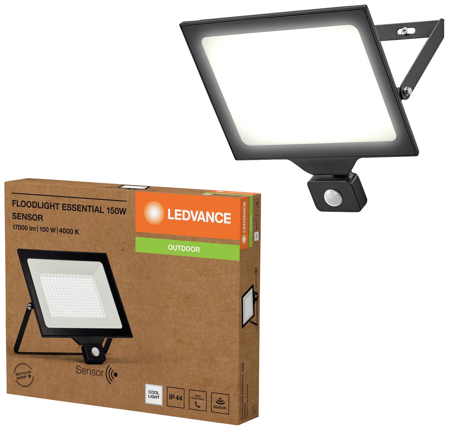 LEDVANCE FL Essential 4058075831612 LED reflektor 150 W studená bílá