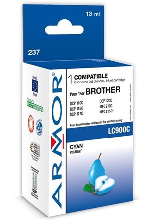 ARMOR cartridge pro BROTHER DCP-110/115 Cyan (LC-900C) - alternativní, K12263