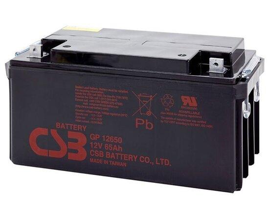 CSB Pb záložní akumulátor CSB GP12650, 12V, 65Ah, GP12650