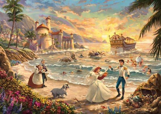 SCHMIDT Puzzle Disney: Malá mořská víla - Oslava lásky 1000 dílků