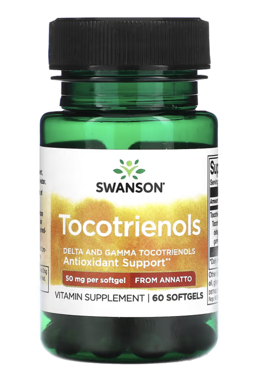 Swanson Tocotrienols, 50 mg, 60 kapslí