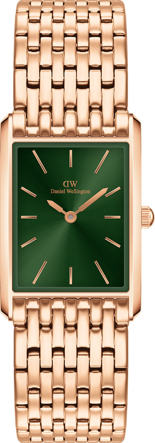 Hodinky Daniel Wellington Bound 9-Link Emerald DW00100704 Gold/Green