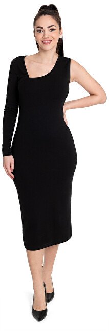 ONLY Dámské šaty ONLINA Standard Fit 15302675 Black/One Sleeve L