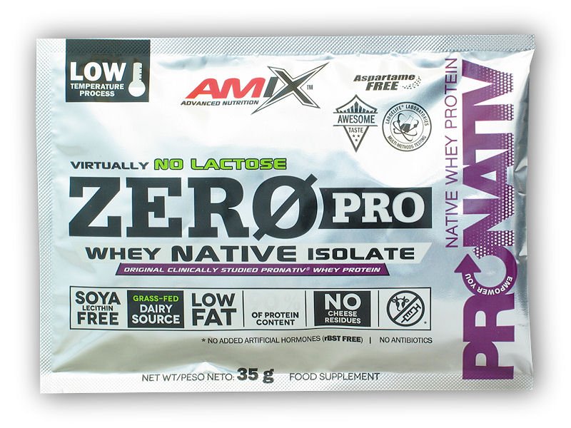 Amix ZeroPro Protein 35g akce Varianta: double dutch chocolate