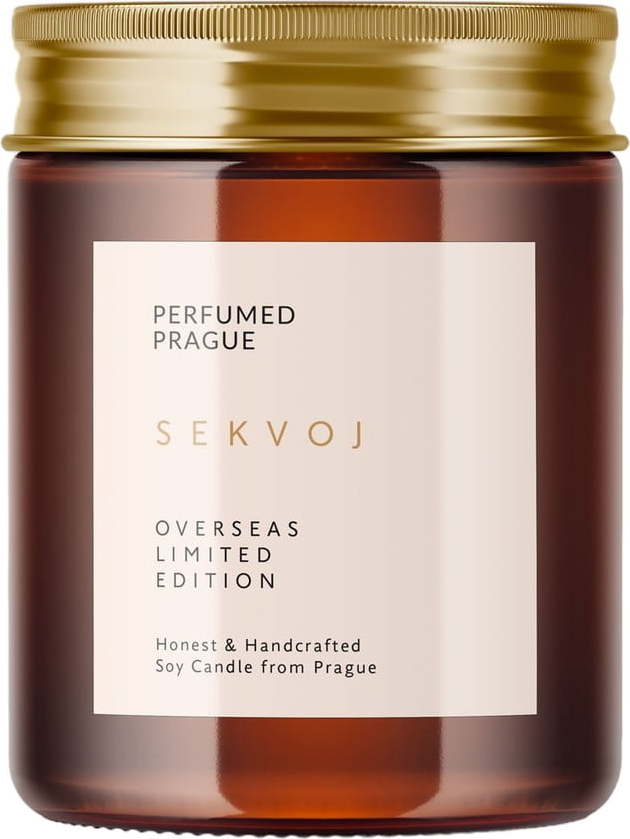 Vonná sojová svíčka doba hoření 40 h Sequoia – Perfumed Prague