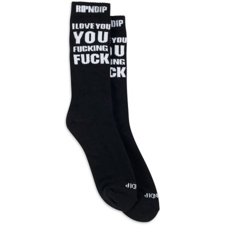Ponožky Ripndip Ily Fuckin Fuck - Černá - Univerzální