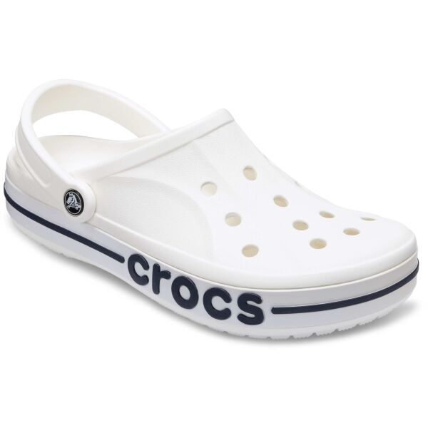 Crocs BAYABAND CLOG Unisex pantofle, bílá, velikost 39/40