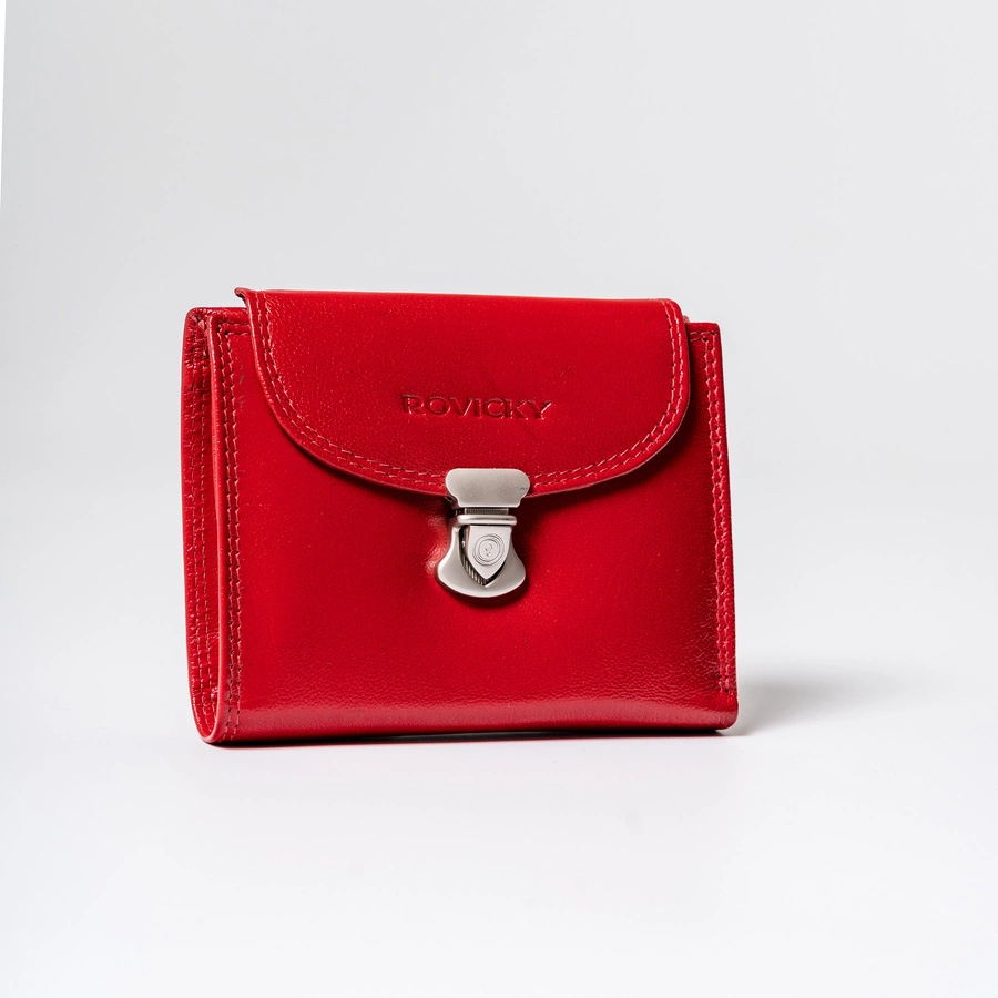 Rovicky Dámská kožená peněženka Tihs červená One size