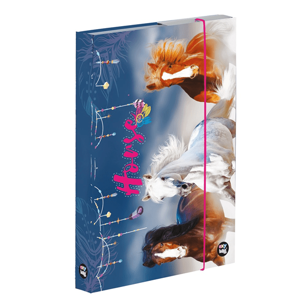 Desky na sešity s boxem A5 - kůň 2024