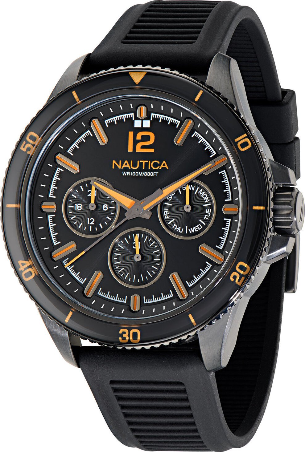 Hodinky Nautica NAPWRS402 Black/Black