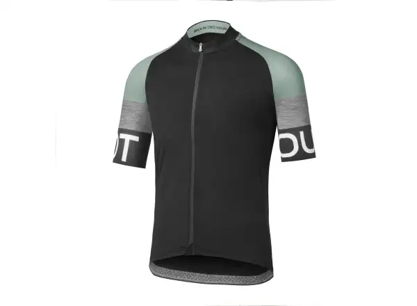 Dotout Pure pánský dres krátký rukáv Black/Dark Green vel. L