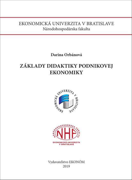 Základy didaktiky podnikovej ekonomiky