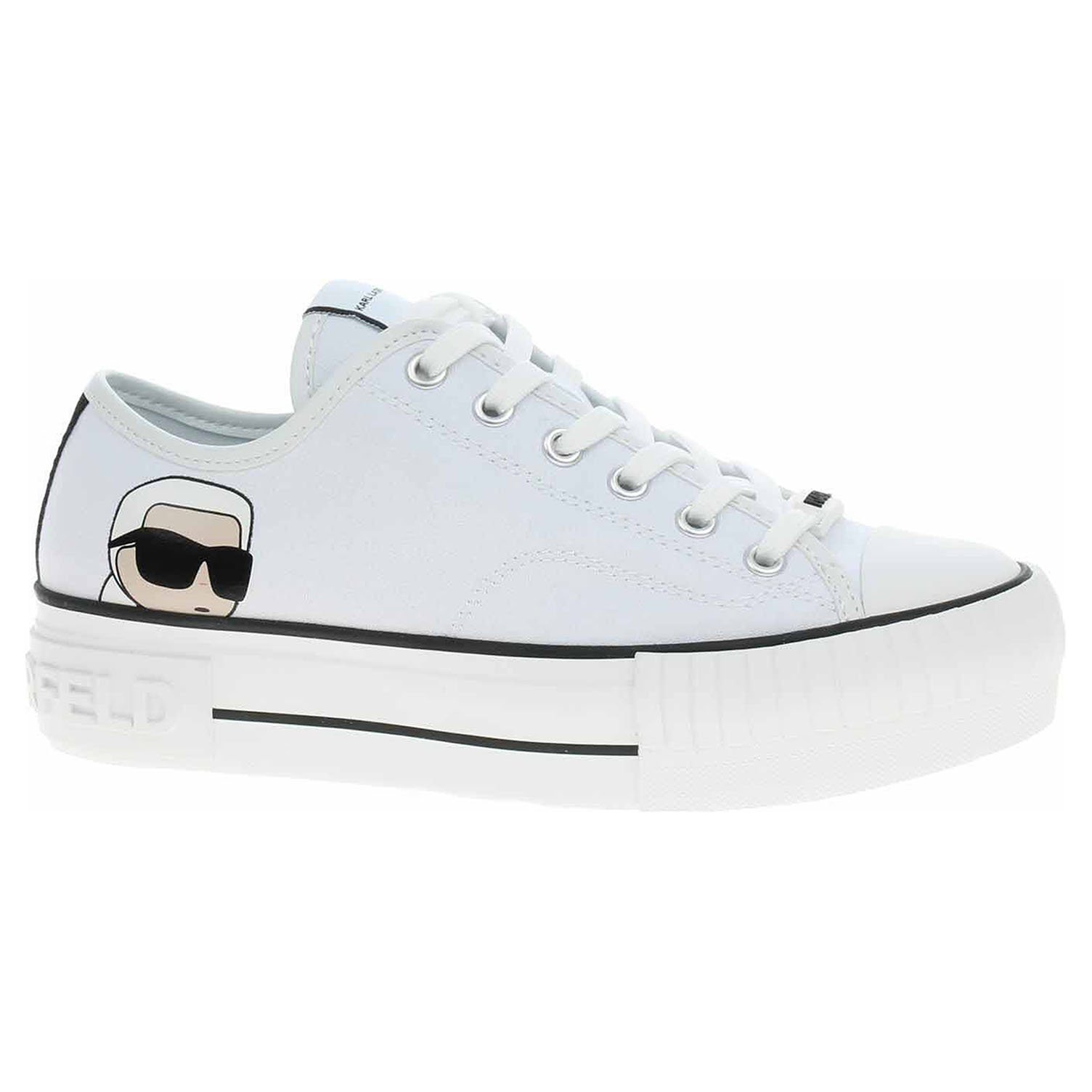 Ecco Dámská obuv Karl Lagerfeld KL60410N 911 White Canvas 23201690